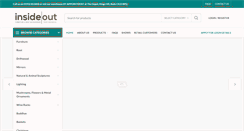 Desktop Screenshot of insideoutfurnitureshop.co.uk